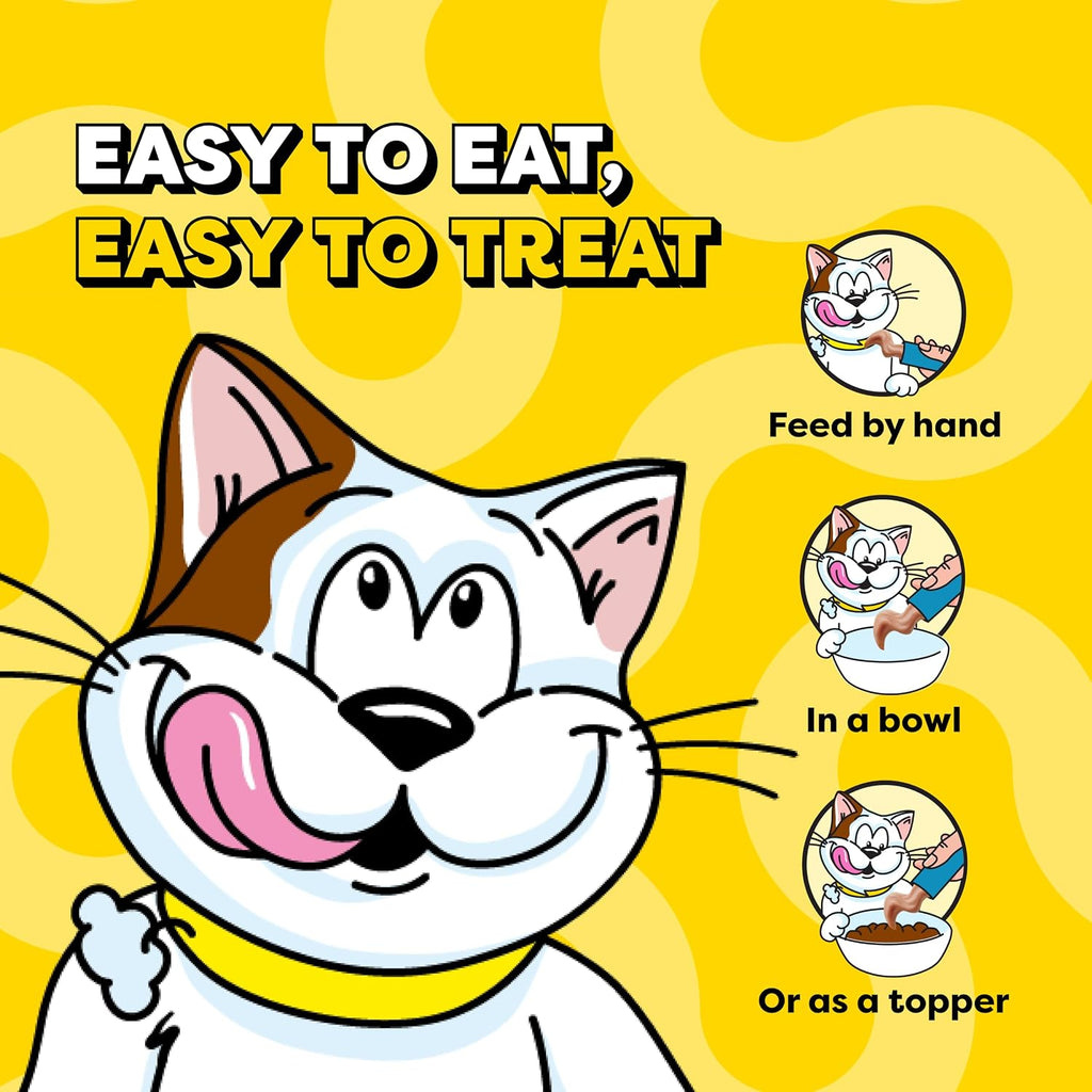 Creamy Puree Lickable Cat Treats, Tuna, 4 Count, 11 Pack