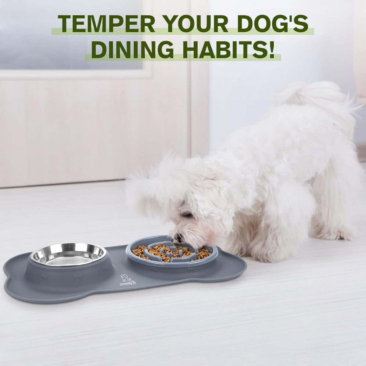 Slow Feeder Dog Bowls to Slow down Eating, Dog Slow Feeder Bowl