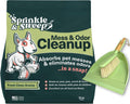 : Pet Mess & Odor Cleanup Duo - 15Oz Bag & Dustpan Broom - Dog Accident Clumping Powder, Remove Urine-Poop-Vomit from Hard Services