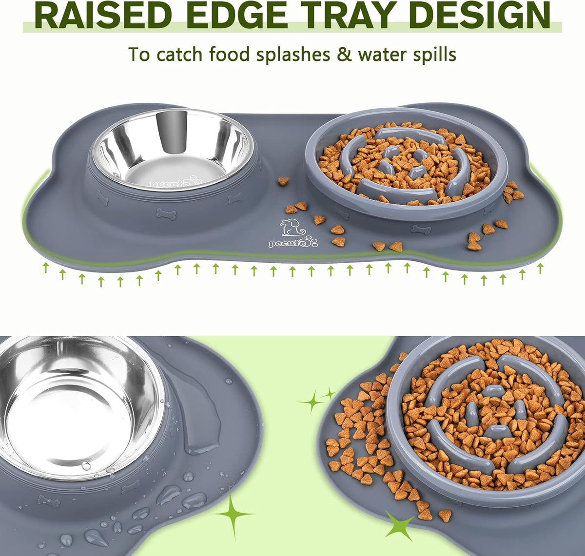 Slow Feeder Dog Bowls to Slow down Eating, Dog Slow Feeder Bowl