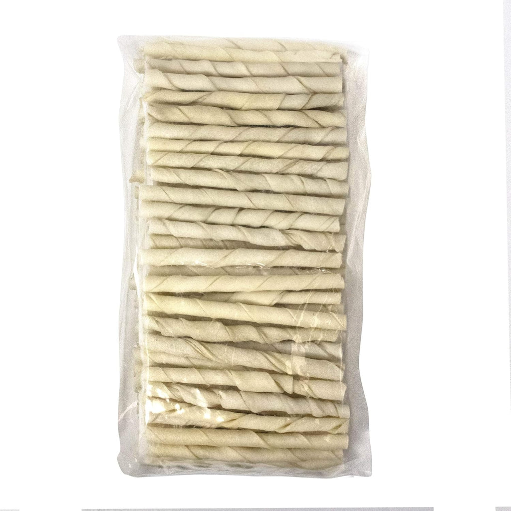 Premium Grade Beef Hide Twist Sticks Dog Chews, 34 Count, 5"